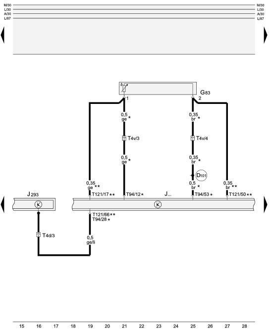 Wiring diagram for condenser fan.